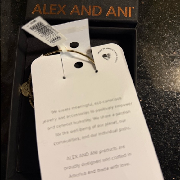 Alex and Ani Gold Charm Bracelet - Picture 2 of 3